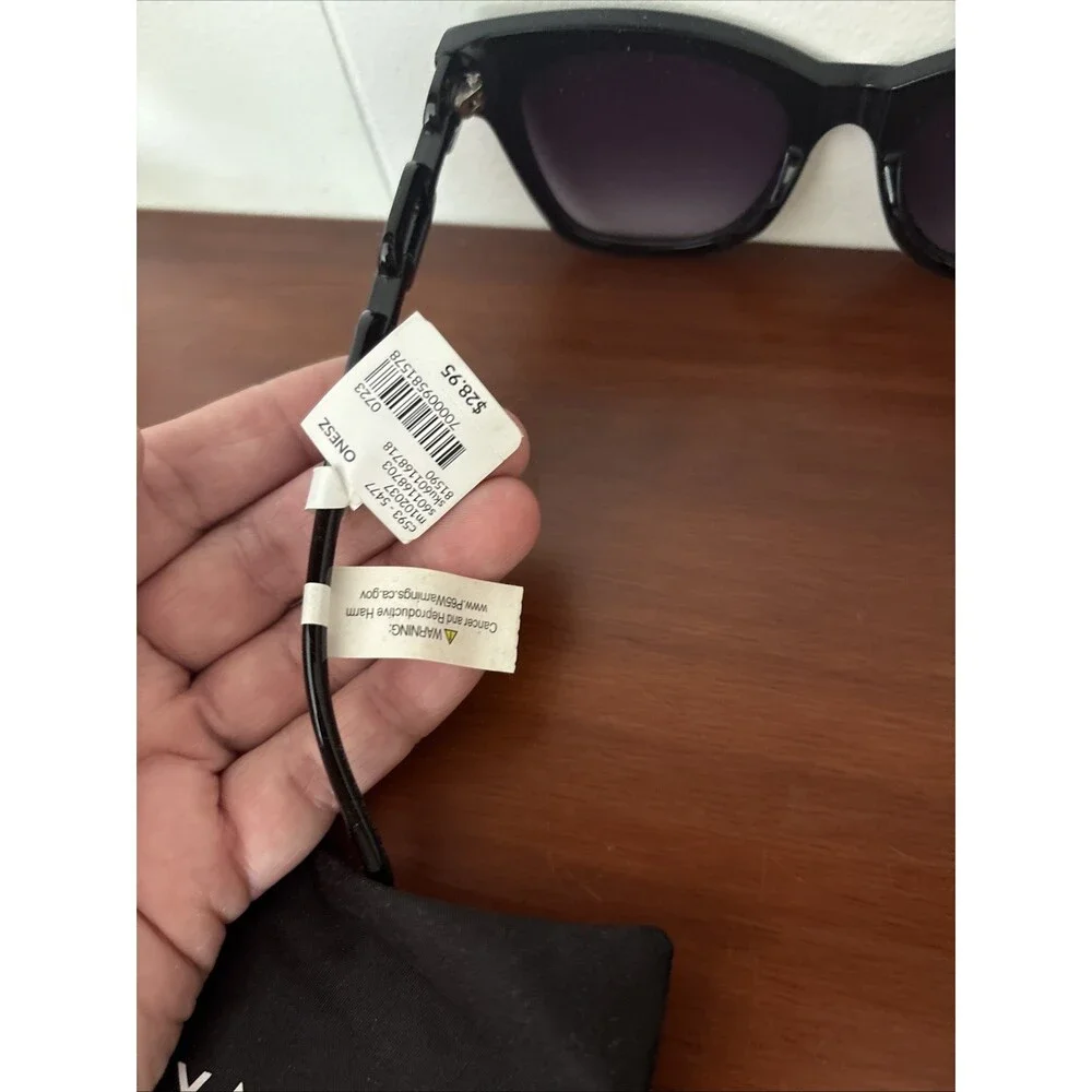Lane Bryant Black Oversized Sunglasses NWT